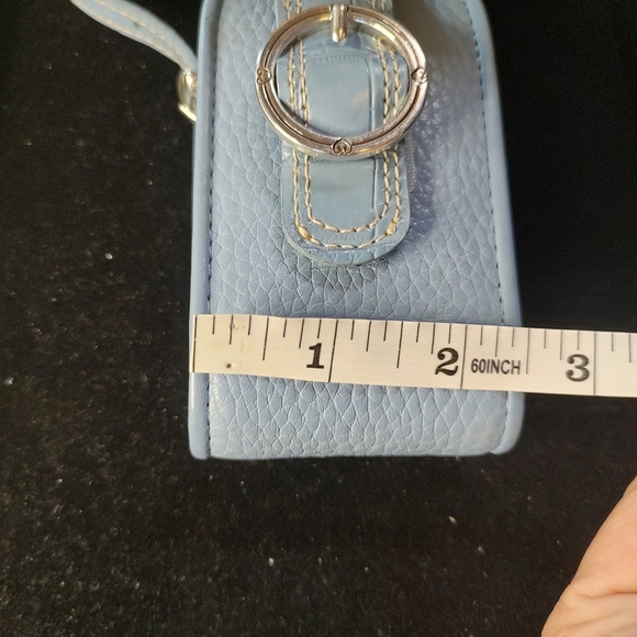 Brighton Cell Phone Case Light Blue  Leather Purse Long Strap Crossbody … - Picture 11 of 12